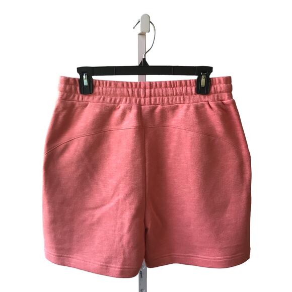 Sweaty Betty Blush Pink Essentials High Waist Longline Sweat Shorts - Picture 8 of 11